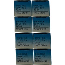 Osram 64610 Hlx 50W 12V G6.35 Duylu Brl Mikroskop Lambası (8 Adet)