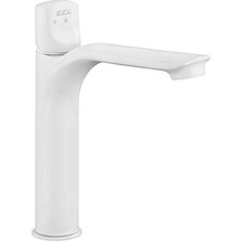 E.C.A Eca Myra Orta Boy Tip Lavabo Bataryası Mat Beyaz Renkli 102108983C4