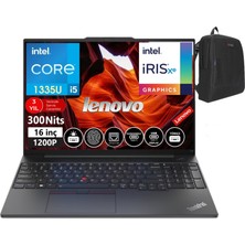 Lenovo Thinkpad E16 Gen1 Intel Core I5 1335U 8gb 256GB SSD 16" Wuxga IPS Freedos Taşınabilir Bilgisayar TB21JN0008TX01+WEBLEGELSINÇANTA