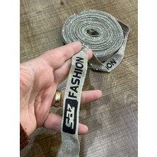 Gönülden Tasarım En 2 cm Simli Parlak Yazılı Şerit Dikiş Giyim Aksesuarı 1 Metre