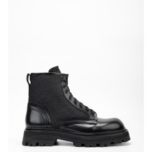 Valmenti Erkek Siyah Açma Deri Casual Bot 325 2230-17 Erk Bot Sk23/24