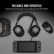 Corsaır CA-9011270-EU HS65 Surround Carbon Black Wıred Gamıng Headset