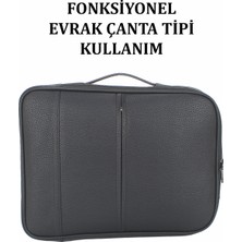 Case Club Fonksiyonel Sırt ve Evrak El Çantası Laptop Bölmeli