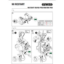 Gewiss GWD4827R Restart Kaçak Akım Koruma Rölesi Otomatik Kurma Ünitesi - 30MA