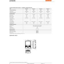 Gewiss GWJ3004A  I-Con  - Type 2 - 22 Kw - IP55 Sarj Istasyonu