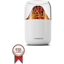 Torima Hava Nemlendirici Aroma Difüzör Renkli Işıklı Sessiz Masaüstü Hava Nemlendirici Y10 Beyaz