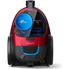 Philips Powercyclone 5 Torbasız 1.5 Lt 900W Elektrikli Süpürge, Triactive Başlık Tek Seferde 3 Temizlik, Allergy H13 Filtre Sistemi, Çizilmeye Karşı Yumuşak Fırça Kıllarına Sahip Parke Başlık