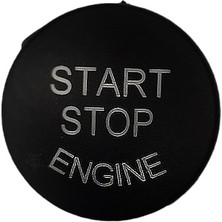 BMW E60 F40 E70 E71 E84 E90  için Star Stop Düğme Kapağı(Siyah)