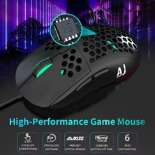 Ajazz AJ380R Oyuncu Mouse PAW3327 12400 Dpı