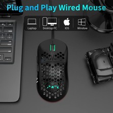 Ajazz AJ380R Oyuncu Mouse PAW3327 12400 Dpı