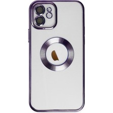 Happycase iPhone 11 Kılıf Slot Silikon - Mor