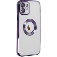 Happycase iPhone 11 Kılıf Slot Silikon - Mor