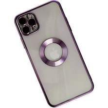 Happycase iPhone 11 Pro Max Kılıf Slot Silikon - Mor