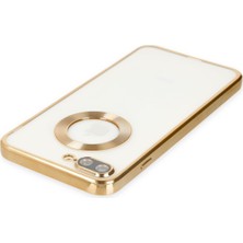 Happycase iPhone 7 Plus Kılıf Slot Silikon - Gold