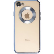 Happycase iPhone Se 2020 Kılıf Slot Silikon - Sierra Blue