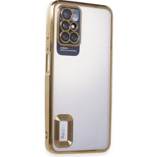 Happycase Xiaomi Redmi 10 Kılıf Slot Silikon - Gold