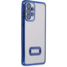 Happycase Samsung Galaxy A73 5g Kılıf Slot Silikon - Mavi