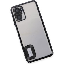 Happycase Xiaomi Redmi Note 10S Kılıf Slot Silikon - Siyah