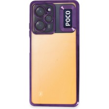 Happycase Xiaomi Poco X5 Pro 5g Kılıf Slot Silikon - Mor