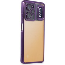 Happycase Xiaomi Poco X5 Pro 5g Kılıf Slot Silikon - Mor