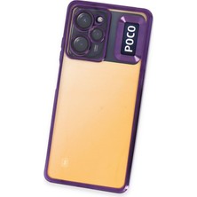 Happycase Xiaomi Poco X5 Pro 5g Kılıf Slot Silikon - Mor