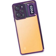 Happycase Xiaomi Poco X5 Pro 5g Kılıf Slot Silikon - Mor