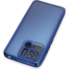 Happycase Xiaomi Redmi 10C Kılıf Slot Silikon - Mavi