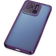 Happycase Xiaomi Redmi 10C Kılıf Slot Silikon - Mor