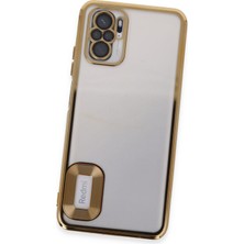 Happycase Xiaomi Redmi Note 10 Kılıf Slot Silikon - Gold