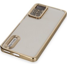 Happycase Xiaomi Redmi Note 11 Pro Kılıf Slot Silikon - Gold