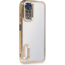 Happycase Xiaomi Redmi Note 11S Kılıf Slot Silikon - Gold