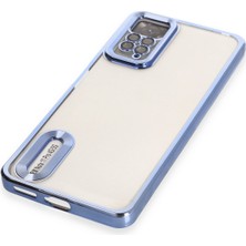 Happycase Xiaomi Redmi Note 12 Pro 4g Kılıf Slot Silikon - Sierra Blue