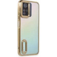 Happycase Xiaomi Redmi Note 12S Kılıf Slot Silikon - Gold