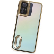 Happycase Xiaomi Redmi Note 12S Kılıf Slot Silikon - Gold