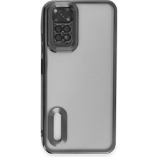 Happycase Xiaomi Redmi Note 11 Kılıf Slot Silikon - Siyah