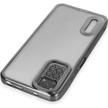 Happycase Xiaomi Redmi Note 11 Kılıf Slot Silikon - Siyah