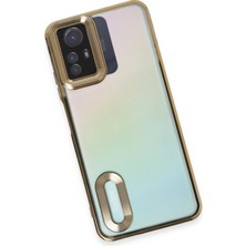 Happycase Xiaomi Redmi Note 12S Kılıf Slot Silikon - Gold