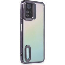 Happycase Xiaomi Redmi Note 12S Kılıf Slot Silikon - Mor