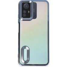 Happycase Xiaomi Redmi Note 12S Kılıf Slot Silikon - Sierra Blue