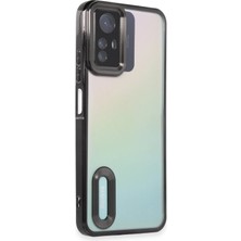 Happycase Xiaomi Redmi Note 12S Kılıf Slot Silikon - Siyah