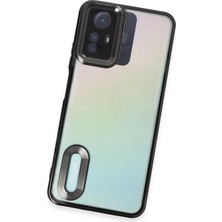 Happycase Xiaomi Redmi Note 12S Kılıf Slot Silikon - Siyah