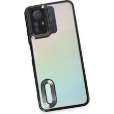 Happycase Xiaomi Redmi Note 12S Kılıf Slot Silikon - Siyah