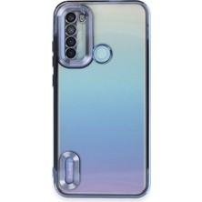 Happycase Xiaomi Redmi Note 8 Kılıf Slot Silikon - Sierra Blue