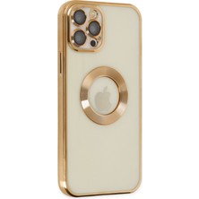 Bilişim Aksesuar iPhone 12 Pro Max Kılıf Slot Silikon - Gold