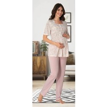 Effortt Lohusa Pijama Takımı Pembe - 8012