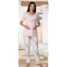 Effortt Lohusa Pijama Takımı Pembe - 6022