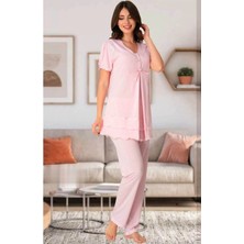 Effortt Lohusa Pijama Takımı Pembe - 8022
