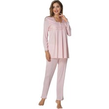 Effortt Lohusa Pijama Takımı Pembe - 7012