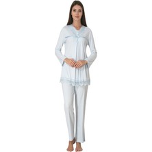 Effortt Lohusa Pijama Takımı Mavi - 4032