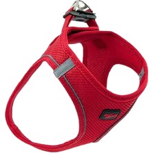 Tailpetz Air Mesh Harness Köpek Göğüs Tasması Xxsmall Kırmızı 24-28X28-32 cm